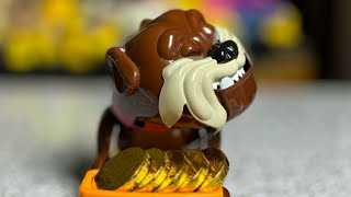 Mad Dog beware dont take his favourite Gold Chocolate Coins🤣😂scary dog funnytoy asmr toys [upl. by Jamison644]