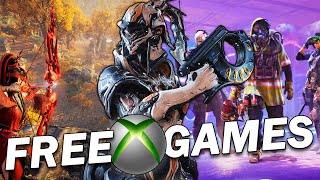 15 BEST Completely FREE XBOX Games 2024 [upl. by Cox]