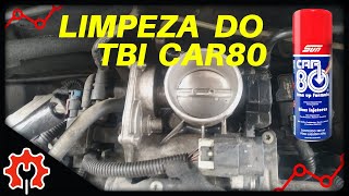 Como Fazer a LIMPEZA do TBI Com Car80 Celta Prisma Classic Agile Montana Corsa Meriva Zafira [upl. by Gilman]