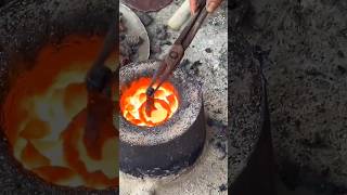 The process of patching a hole in a wok [upl. by Phylis]