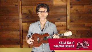 Kala KAC Concert Ukulele Demo [upl. by Onfroi]