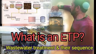 What is an ETP  Wastewater treatment and their sequence DharmrajCreation [upl. by Fennell]