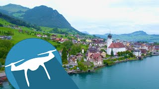 VIERWALDSTÄTTERSEE BY DRONE  Switzerland by drone [upl. by Hamlin]