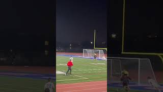 High school soccer is back Smooth finish goal cutback [upl. by Edla54]