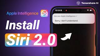 New Siri UI and Animation Installation  How to Install iOS 18 Siri 20 on iPhone in 3 Minutes [upl. by Lovich]