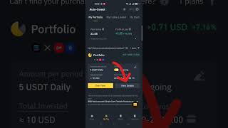 Binance Auto Invest Trade Result amp Close Trade 😱 gnflearning [upl. by Allissa606]