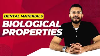 Biological Properties of Dental Materials  Dr Shaikh  dentalmaterials [upl. by Starlene]