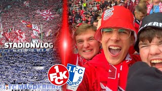 👹🔥 Verdienter PUNKT nach 02 aufm BETZE  1 FC Kaiserslautern  1 FC Magdeburg  Stadionvlog [upl. by Leziar169]