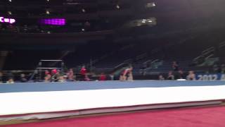 Larisa Iordache  Floor  2012 American Cup Podium Training [upl. by Olshausen]