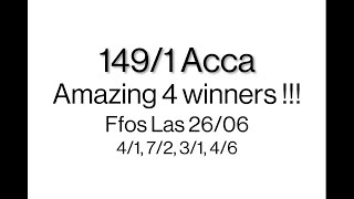 1491 Acca at Ffos Las on 2606 [upl. by Ostraw243]