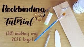 DIY  Tutorial  B6 Bookbinding [upl. by Nadabas]