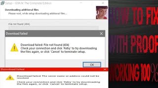 Download failed File not found 404 check your connection and click Retry to try downloading the [upl. by Narol94]
