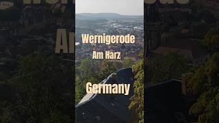 Wernigerode top View am Harz Mountains Saxony Anhalt Germany travel lifeingermany travel [upl. by Tann]