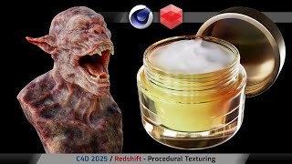 C4D 2025  Redshift  Procedural Texturing [upl. by Rotsen]