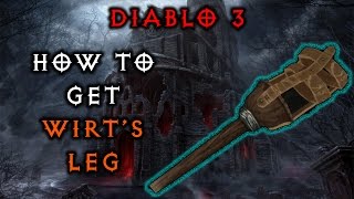 Diablo 3 How to get Wirts Leg  Darkening of Tristram Event [upl. by Anat]