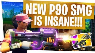 This NEW P90 Compact SMG is INSANE  Fortnite Season 5 New Best Weapon [upl. by Hiroko763]