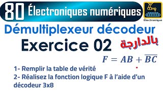 080 Démultiplexeur décodeur Exercice 02 [upl. by Angelia]