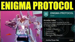 How to Complete quotEnigma protocolquot Destiny 2 mission guide how to add time to security reboot [upl. by Ley458]