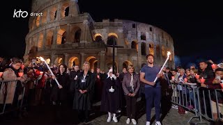 Chemin de Croix au Colisée à Rome  Semaine Sainte 2024 [upl. by Svoboda651]