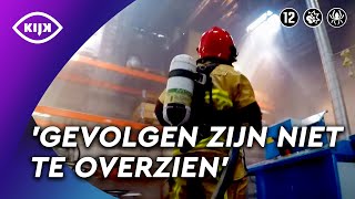 Gevaar door BRAND naast plek voor VUURWERKOPSLAG  Als de Brandweer  KIJK [upl. by Priscella]