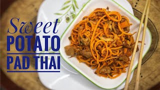 Sweet Potato Pad Thai  Noodles [upl. by Ledeen345]