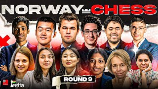 Norway Chess 2024 Round 9  ft Caruana vs Pragg Firouzja vs Carlsen Nakamura vs Ding Liren [upl. by Eramat]