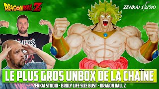 Le Plus Gros Unbox De La Chaîne  Zenkai Studio Broly Life Size Bust Dragon Ball Z [upl. by Cowen347]