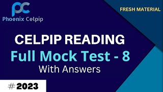 Celpip Reading Test  8 With Answers  Celpip 2023 [upl. by Mikel]