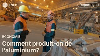 Rare visite d’une imposante aluminerie [upl. by Kerr]