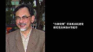 《台独党纲》真的成为历史文件了吗？｜台独｜民进党｜台独党纲｜陈水扁｜蔡英文｜赖清德｜吴峻鋕｜台湾前途决议文｜正常国家决议文｜ [upl. by Alexi]