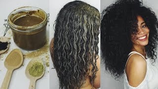 Heilerde Henna Aktivkohle » Afrolocken reinigen  reparieren [upl. by Ver]