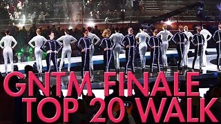 GNTM 2017 Finale Top 20 Walk  Wer eröffnet [upl. by Patsis]