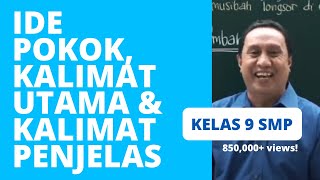 Ide Pokok Kalimat Utama dan Kalimat Penjelas  Bahasa Indonesia Quipper Video [upl. by Zurek]