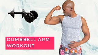 Biceps amp Triceps Routine using only dumbbells  HOME WORKOUT [upl. by Hendrik933]