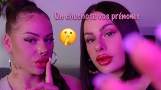 ASMR I On chuchote vos prénoms [upl. by Giltzow]