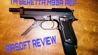 TOKYO MARUI BERETTA M93R AEP TM AIRSOFT REVIEW DE1080p [upl. by Iborian]