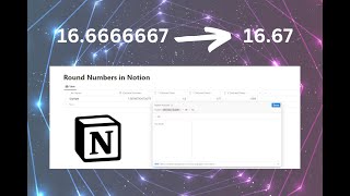 How to Round Numbers to Any Decimal Place in Notion Easy Tutorial [upl. by Egdamlat]