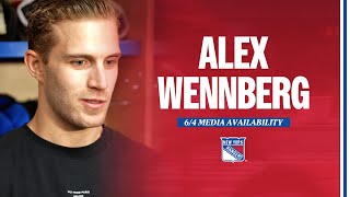 NYR 2024 Exit Day Alex Wennberg Media Availability  June 4 2024 [upl. by Akoyin466]