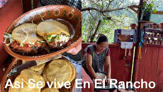 Como Hacer Gorditas De Chicharrón Prensado Asi Se vive En El Rancho [upl. by Cyndy]