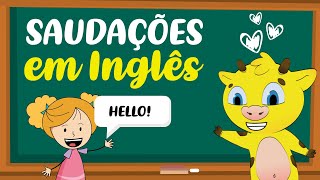 CABEÇA OMBRO JOELHO E PÉ  EM INGLÊS ♫ Música Infantil ♫ HD [upl. by Nicky984]