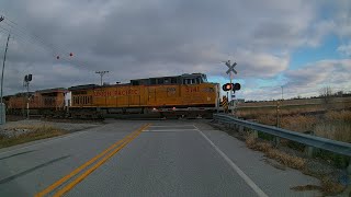 5 UP locomotives with 39 freight cars on the Spine Line [upl. by Rosse]