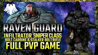 RAVEN GUARD PRIMARIS INFILTRATOR SPACE MARINE 2 PVP SNIPER CLASS  Warhammer 40K Ravenguard 40k [upl. by Ingunna759]