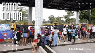 Portões da UFPA em Belém são fechados em novo ato da greve nacional [upl. by Cilla794]