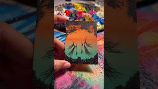 ACRYLIC WITCHES FANTASY ART  Miniature Halloween Painting [upl. by Sami]