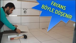 Professional  FAYANS BÖYLE DÖŞENİR Usta Fayansçı [upl. by Melodie]