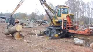 SOLD  Husky Brute 200 Log Loader With Small Buck Saw [upl. by Greg]