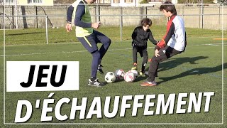 JEU DÉCHAUFFEMENT AVEC BALLON FOOTBALL [upl. by Yrennalf]