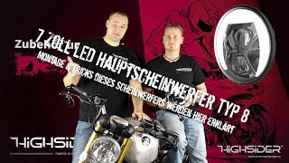 HIGHSIDER LED Scheinwerfer TYP 8 mit KURVENLICHT [upl. by Oderfodog]