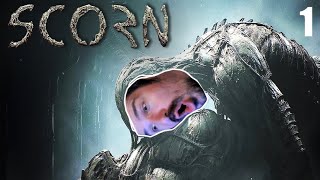 H R Gigers not so dry dream  SCORN  First playthrough  Part 01 [upl. by Adnorrehs565]