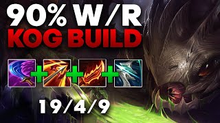 KogMaw ADC Gameplay  My 90 Winrate KogMaw Build  League of Legends [upl. by Gregorio]